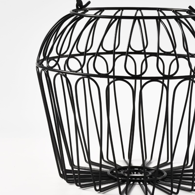 Farmhouse Egg Baskets for Gathering Fresh Egg With Handle, Round