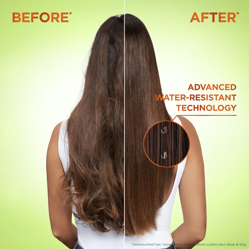 Garnier Fructis Sleek & Shine Shampoo, Frizzy, Dry, Unmanageable Hair,