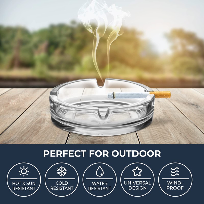Konzept 11 - Glass Ashtray (Pack of 6) | Glass