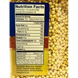 Golden Turmeric Couscous NON GMO Kosher Certified 100% Natural Turmeric Couscous for Soups Side Dishes Mediterranean & More - 32 Oz (2Lb)