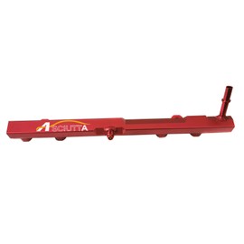ASCIUTTA Billet Aluminum Fuel Rail Compatible with 1991-2002 Jeep Wrangler Cherokee 2.5L 4 Cylinder with -8orb rail bore