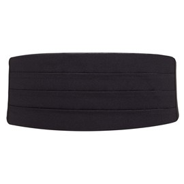 Tuxedo Park Satin Cummerbund (Adult, Black)