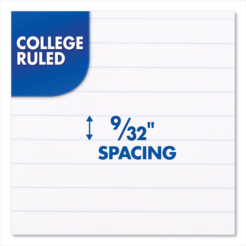 Mead Spiral Notebook, 1 Subject, College Ruled Paper, 7-1/2" x