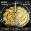 Stainless Steel Potato Masher for Smooth Purees – Ergonomic Hand