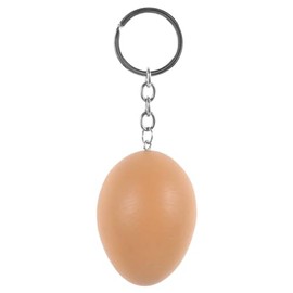 CALLARON Llavero De Huevo Simulado para Decoración De Bolsa Accesorio Creativo para Celebraciones De Pascua Hecho De Resistente para Llavero o Adorno Colgante