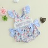 Baby Girls Romper Fly Sleeve Daddys Dirls Baby Clothes Letters