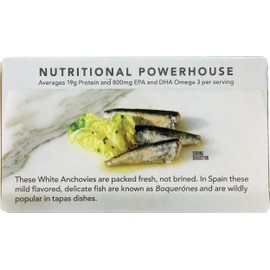 Wild Planet, Anchovies Wild In Olive Oil, 4.37 Ounce