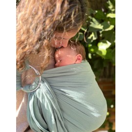 Amarsupiel Muselina Ring Baby Carrier Bámbula Ring Baby Carrier Premium Sling from the EU Oeko-Tex Certified Woven Sling Pamper Your Baby with the Softest Hug