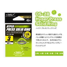ODZ OS-28 Hyper Press Solid Ring 4 Color Black Nickel