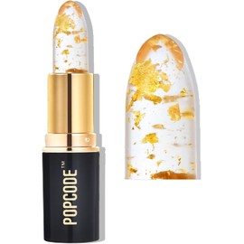 Labial Que Cambia De Color Con Copos De Oro De 24 Quilates: Bálsamo Labial Hidratante Y De Larga Duración Con Ph Neutro. Hidrata Y Nutre Los Labios Con Un Tono Rosa Translúcido Y Un Brillo