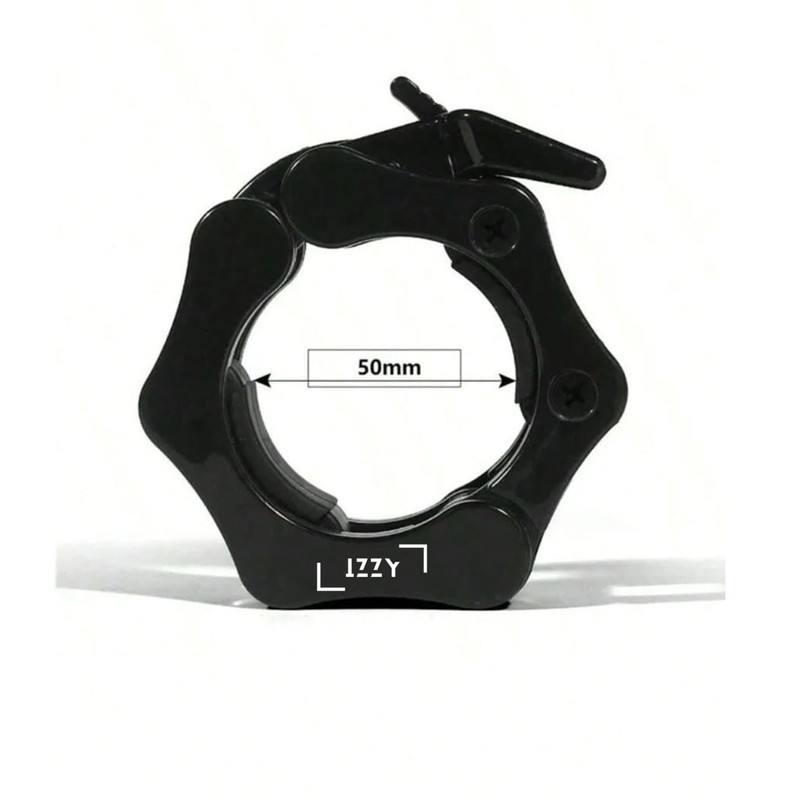 IZZY Olympic Barbell Collar 50mm Barbell Clamps with Quick Release