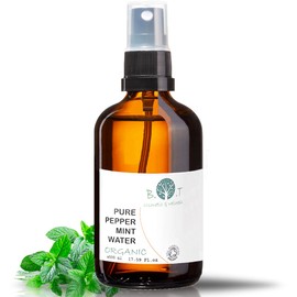 B.O.T. cosmetics & wellness Peppermint Water, Organic, Peppermint Hydrolate (Steam Distillate), Flower Water Mint Organic, 500 ml