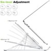 Techly 364255 Aluminium Folding Stand for Notebooks, Tablets and Smartphones