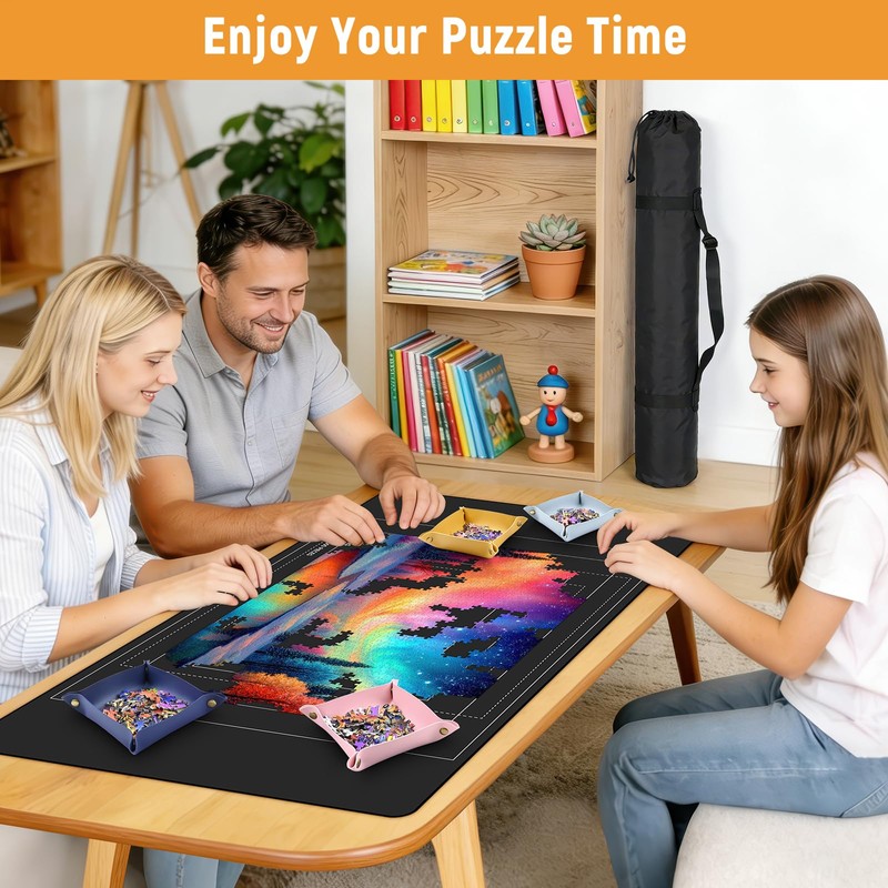 1500 Pieces 46" x 26 "Puzzle Mat Roll Up, Puzzle