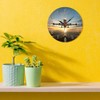 The Geeky Days Airplane - Reloj de pared de dos