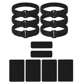 Hezhou 3 Pairs of Boot Stretchers Women's Overknee Boots Holder Boot Straps Elastic Boot Straps Adjustable Boot Straps for Long Boots Half Boots or Low Boots, black