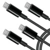 GELRHONR Short Micro USB Splitter Cable,4 in 1 USB 2.0