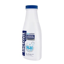 Lactovit - Gel Deo Action Hidratante y Nutritivo - Gel de Baño 3 en 1, para Cuerpo, Cara y Cabello - 500 ml - Jabón Líquido Corporal Ideal para Hombre
