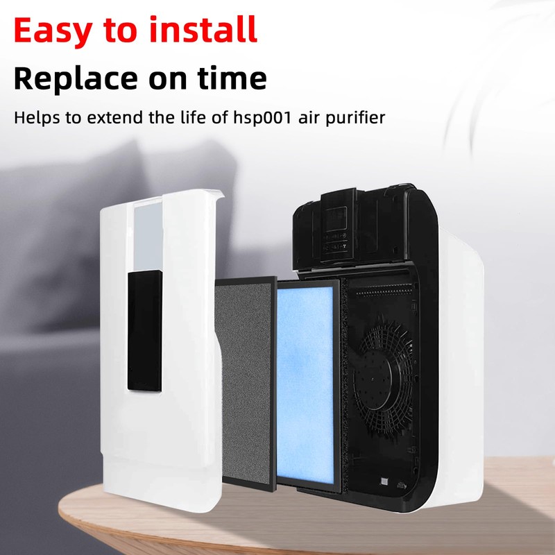 APPLIANCEMATES HSP001 Filter Replacements for Hathaspace Air Purifier HSP001, 4-in-2