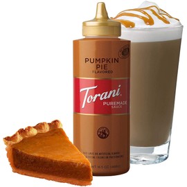 Torani Puremade Sauce, Pumpkin Pie, Squeeze Bottle, 16.5 Ounces