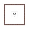 9x9" Square Picture Frame, Display Pictures 5x5" With Mat or