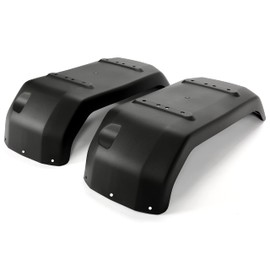 Kojem Rear Fender Flare Pair Compatible with 2001-2008 Kawasaki Mule 3000 3010 3020 4x4 Replacement for 35023-1557 Hardwoods Green HD Diesel Trans4x4 Black Plastic Splash Shield Guard Replacement 2Pcs