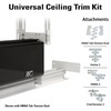Elite Screens Universal Ceiling Trim Kit for Concealed Hidden In-ceiling