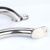 2PCS Boat Handrail Grab Handle Polished Stainless Steel Round Tube