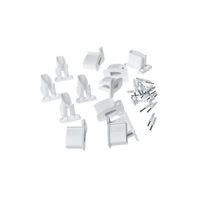 ClosetMaid Wall Brackets, White, 12-Pack #1782