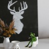 Comfy Hour 5" Resin Frog Figurine – Novelty Funny Sitting