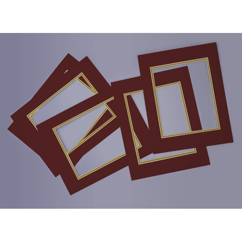 Golden State Art, 11x14 Double Mats for 8x10 - for
