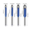 4Pcs Flush Trim Bit 6mm 1/4 Inch Shank Router Bits,