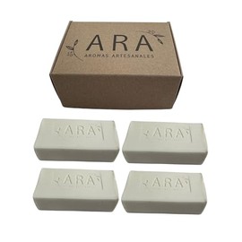 ARA, Jabones Artesanales de Leche de Burra, Set de 4 Piezas, 120g cada uno