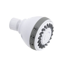 Keeney Stylewise 2.7" 3-Function Shower Head, White