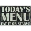 Primitives by Kathy Box Sign, Today's Menu