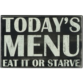 Primitives by Kathy Box Sign, Today's Menu