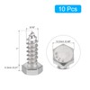 sourcing map Hex Head Lag Screws Bolts, 10pcs 5/16" x