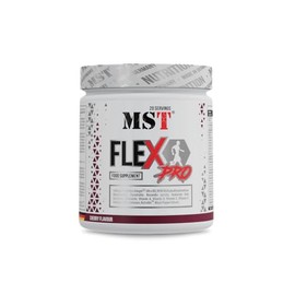 MST MST? Nutrition Flex Pro Pulver C Kollagen, MSM, Glucosamin, Chondroitin & Hyalurons?ure C Hochwertige Rezeptur C Made in Germany (300g, Kirsche)