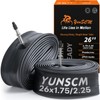YunSCM 2pcs,26 2.125 Tube Thick,Presta Valve 48mm Best Choice for