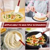 10 Pcs Silicone Rubber Spatula, Commercial Grade Silicone Spatulas Heat