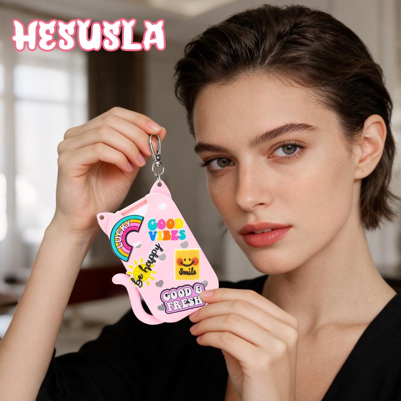 HESUSLA Cat Silicone Case for Touchland Hand Sanitizer Spray with