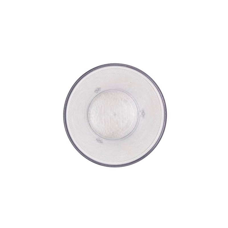 G.E.T. 6612-1-CL-EC - Vasos de plástico resistentes para restaurante, 12