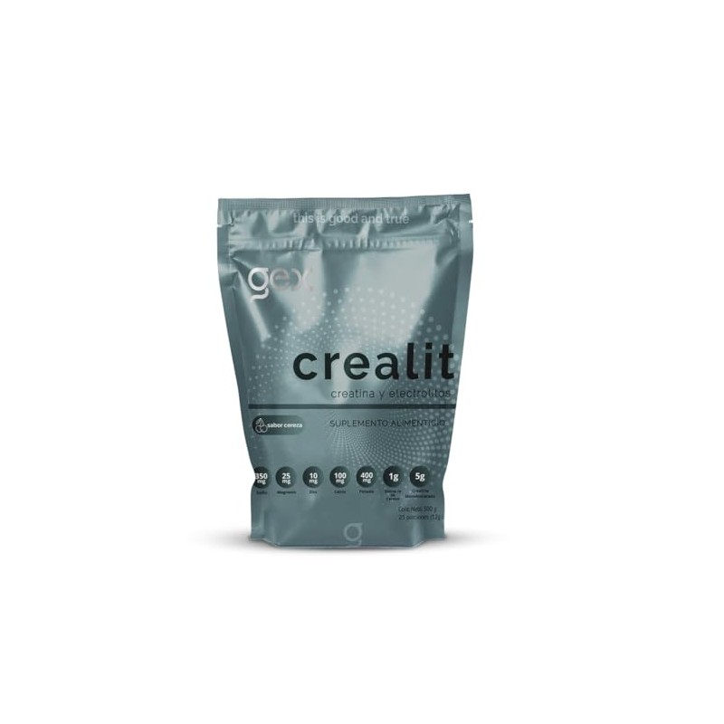 Creatina monohidratada + electrolitos + extracto de cereza Alta pureza