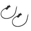 Anlseiod 2Pcs Front Windshield Wiper Washer Jet Nozzles Hose Kit