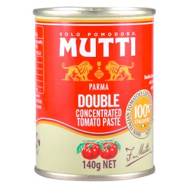 Mutti Double Concentrated Tomato Paste (Doppio Concentrato), 4.94 oz. Can | 1 Pack | Italy’s #1 Brand of Tomatoes | Canned Tomatoes | Vegan Friendly & Gluten Free | No Additives or Preservatives