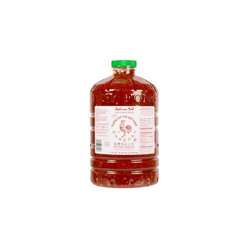 Chili Garlic Sauce, 8.50 Pound,Garlic,136.0 Ounce Huy Fong