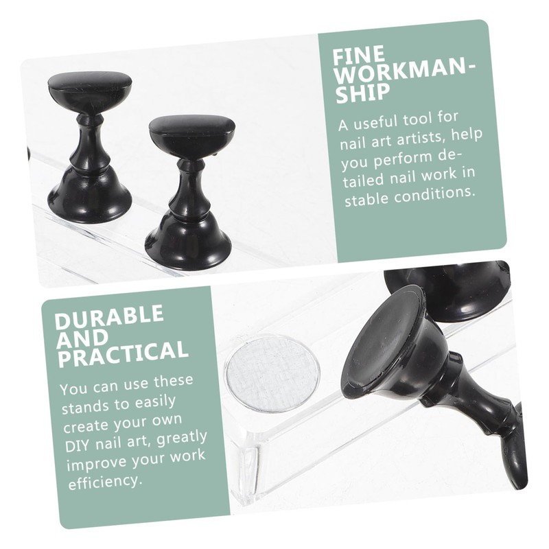 Baluue Nail Tips Stand Holder for Press-on Nails Acrylic Practice