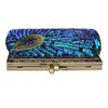 Womens Sequin Beaded Evening Bag Antique Peacock Evening Wedding Clutch