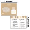 Car Diffuser Care Instruction Cards | 50 pk 4.25x5.5” Postcard