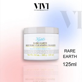 Kiehl's Rare Earth Deep Pore Deep Cleansing Masque 125ml Oil Control Blackheads Removed Acne